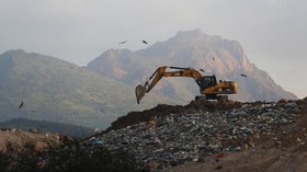 FOTO: Problematika Sampah di Bukit Kaktus di Cile