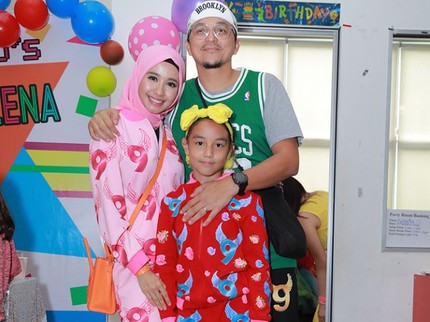Potret Keceriaan Keluarga Laudya Cynthia Bella di Ultah Aleesya