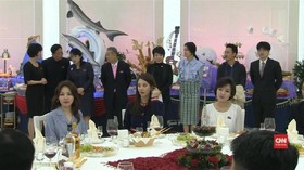 VIDEO: Penyanyi K-pop Korsel Hadiri Jamuan di Pyongyang