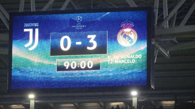 Dua faktor membuat Juventus menelan kekalahan telak hingga 0-3 dari Real Madrid di leg pertama perempat final Liga Champions.
