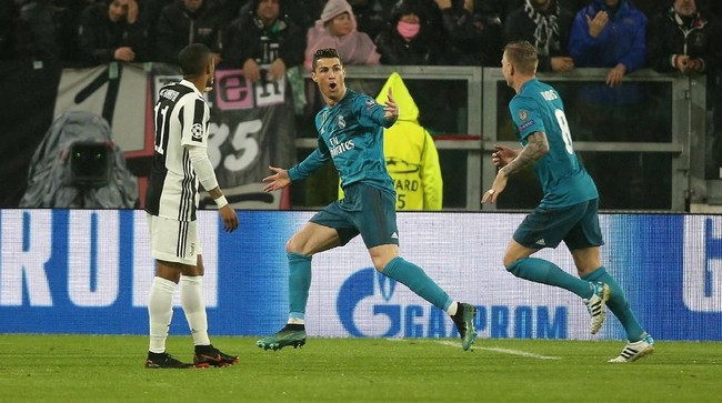Real Madrid mempermalukan tim tuan rumah Juventus 3-0 pada laga leg pertama di Stadion Allianz, Selasa (3/4) malam waktu setempat.