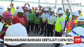 Pembangunan Bandara Kertajati Capai 92%