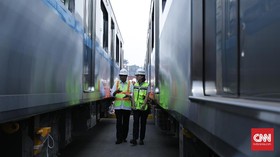 FOTO: Gerbong MRT Tiba Jua