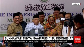 Ma'ruf Amin Minta Umat Islam Maafkan Sukmawati Soekarnoputri
