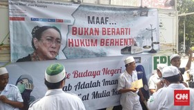 Massa Pedemo Sukmawati Bergerak dari Istiqlal, Lalin Padat