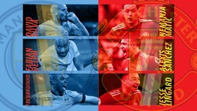 INFOGRAFIS: 5 Duel Kunci Man City vs Man United