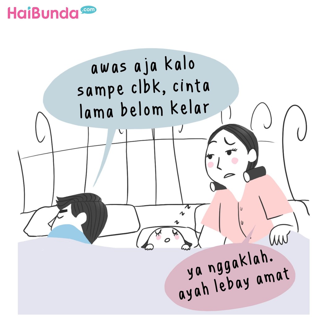 Begini jadinya kalau ayah di komik ini cemburu. Bunda pernah dicemburuin sama suami? Yuk ceritain di kolom komentar, Bun.