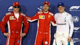 Sebastian Vettel Rebut Pole F1 GP Bahrain