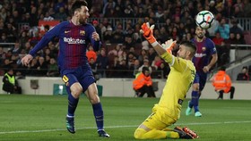 Hattrick Messi Warnai Kemenangan Barcelona atas Leganes