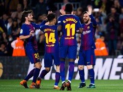 Lihat Lagi Momen Keceriaan Sementara Barcelona Hajar AS Roma