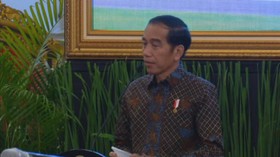 Presiden Jokowi Bicara Soal Ekonomi di Depan Siswa Taruna