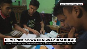 Menginap Di Sekolah Demi UNBK
