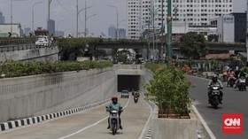 Sejumlah Pengendara Masih Bingung di Underpass Matraman