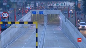 VIDEO: Underpass Mampang Diuji Coba Sepekan