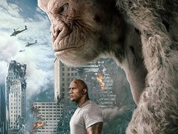Dwayne Johnson Cegah Bencana Hewan Raksasa di Rampage