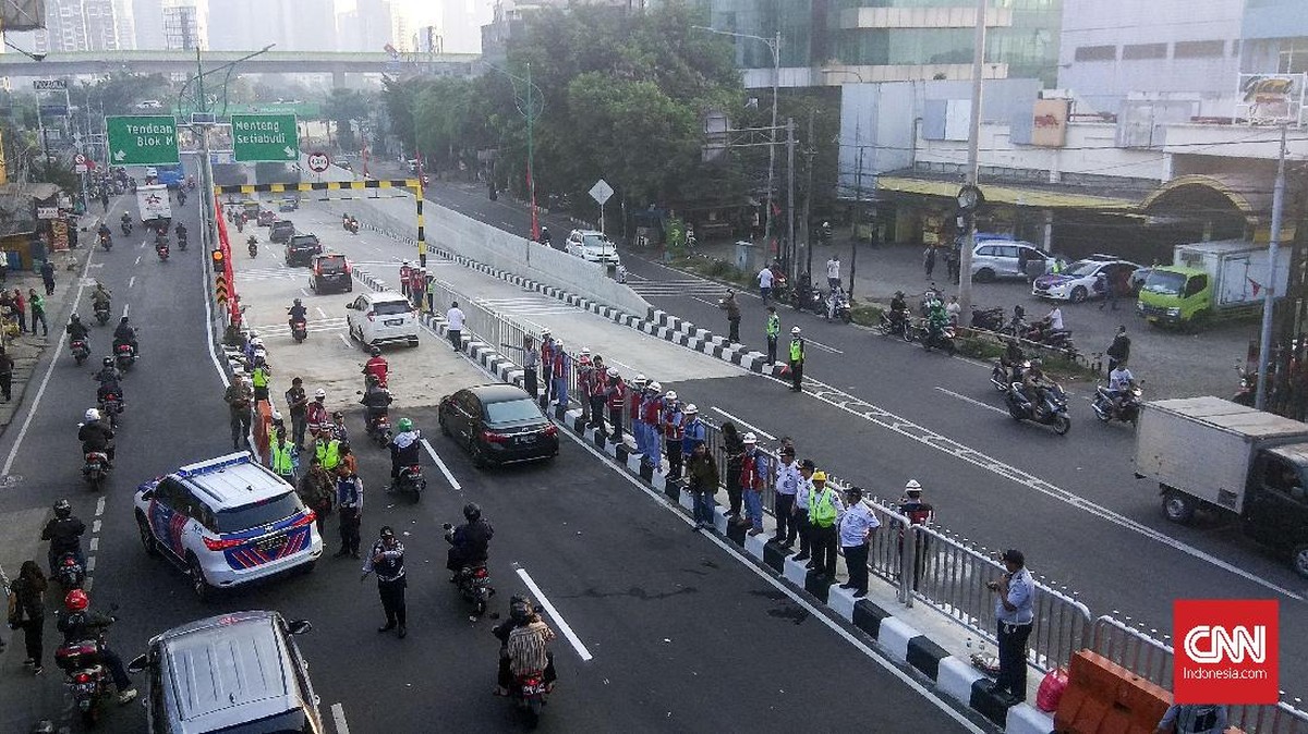 FOTO: Uji Coba Underpass Mampang