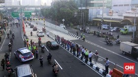 Polisi Evaluasi Sosialisasi Penutupan Simpang Mampang