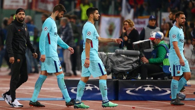 Barcelona tersingkir dari Liga Champions karena tak tahu cara bertahan dengan baik saat dikalahkan AS Roma 0-3 di leg kedua perempat final.
