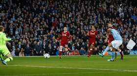 Manchester City Unggul atas Liverpool di Babak Pertama