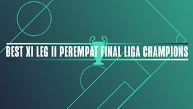 INFOGRAFIS: Best XI Leg II Perempat Final Liga Champions