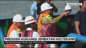 Presiden Kunjungi Jembatan Holtekamp