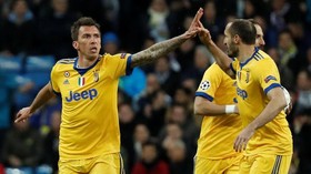 Juventus Unggul 2-0 atas Real Madrid di Babak Pertama