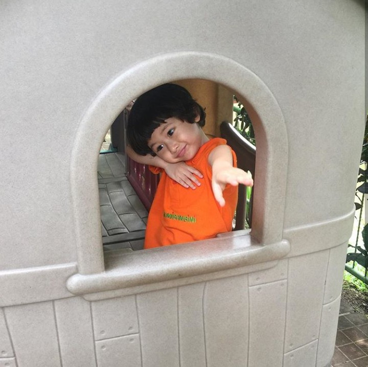 <p>Beponi seperti ini, Kabay imut banget ya, Bun. (Foto: Instagram @deswitamaharani80)</p>