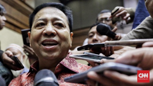 Jelang vonis pada Selasa (24/4), Kuasa hukum Setya Novanto Maqdir Ismail kukuh bahwa kliennya, Setya Novanto, tidak bersalah dalam kasus korupsi proyek e-KTP.