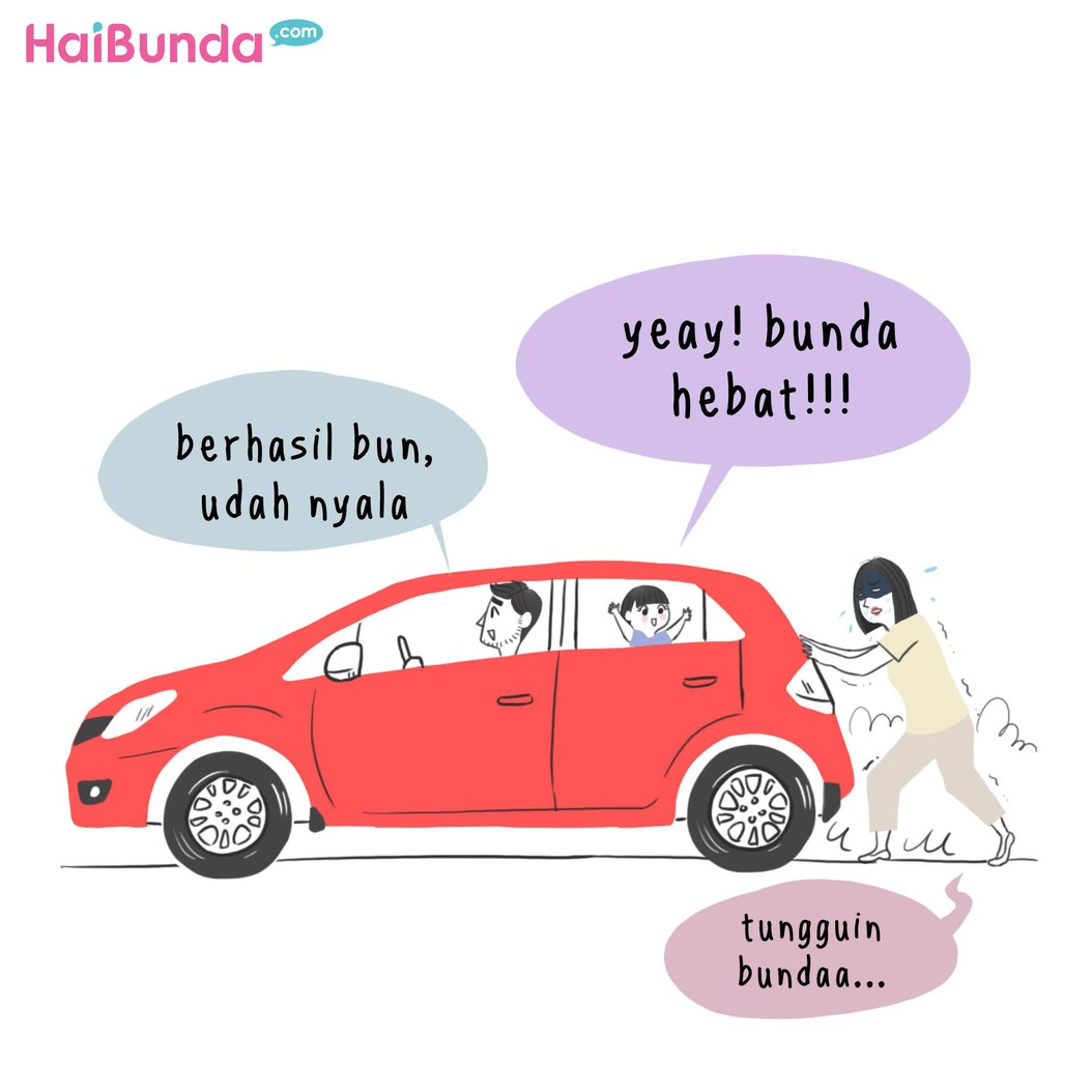 Di balik sosok bunda yang lembut, tersimpan kekuatan yang nggak disangka. Kapan kekuatan 'tersembunyi' Bunda di komik ini muncul?