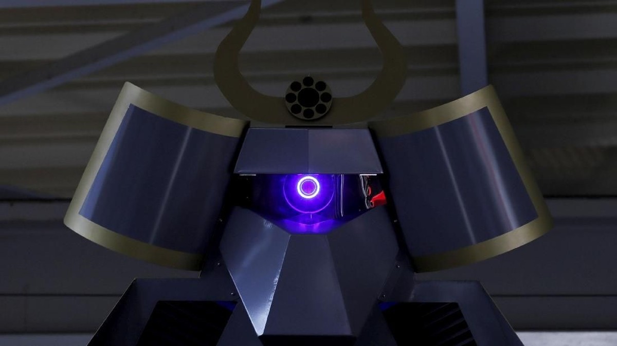FOTO: Menjajal Robot Gundam Sungguhan di Jepang