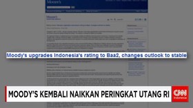 Moody's Kembali Naikkan Peringkat Utang RI