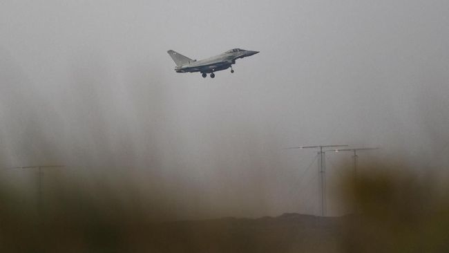 Jet Spanyol Tak Sengaja Tembak Rudal di Langit Estonia