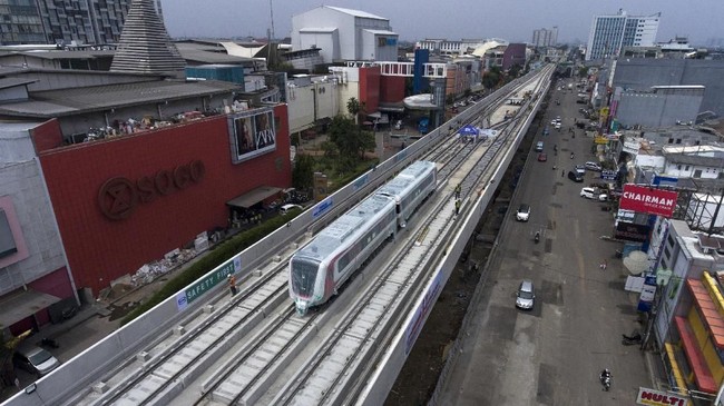 Dana LRT Rp8,5 triliun akan digunakan untuk membangun delapan hingga sepuluh stasiun yang menghubungkan Velodrome Rawamangun ke Blok G Tanah Abang.