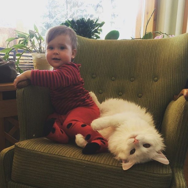 <p>Pus, jangan digigit ya kaki si kecil. (Foto: Instagram @birgidtaht)</p>