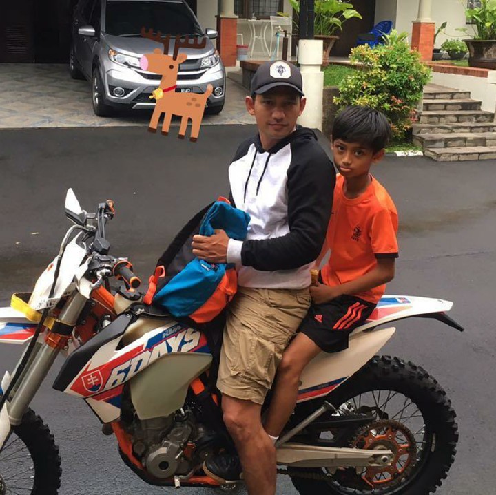 <p>Kalau kata Maula ini dia lagi mau sekolah diantar Panda Inu. (Foto: Instagram/ @maulajamilo11)</p>