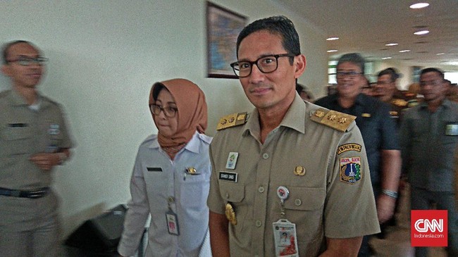 Wagub DKI Jakarta Sandiaga Uno mengaku belum bisa memutuskan soal nasib saham Pemprov DKI di perusahaan bir PT Delta Djakarta karena kajiannya belum rampung.