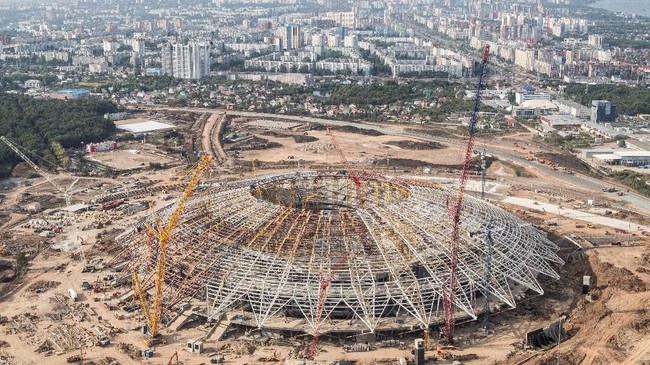 Samara Arena menjadi salah satu lokasi pertandingan tersibuk di Piala Dunia 2018 karena menggelar enam pertandingan mulai dari fase grup hingga perempat final.