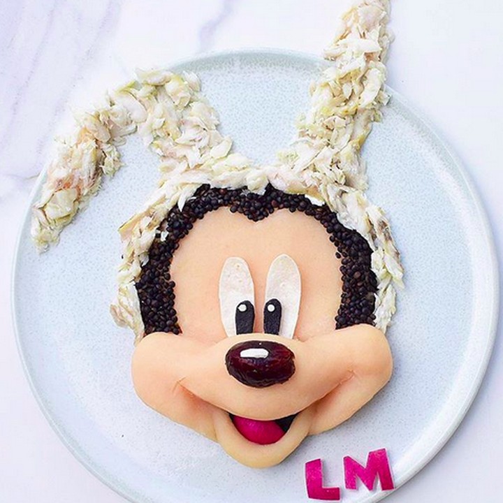 <p>Tadi udah ada Pluto, sekarang giliran Mickey yang beraksi. (Foto: Instagram/ @jacobs_food_diaries)  </p>