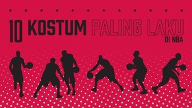 INFOGRAFIS: 10 Kostum Paling Laku di NBA 2017/2018