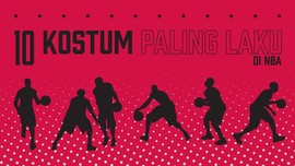 INFOGRAFIS: 10 Kostum Paling Laku di NBA 2017/2018