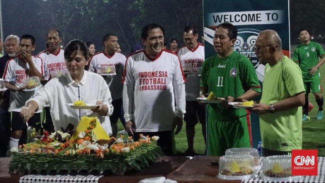 Ketua Umum PSSI Edy Rahmayadi tidak datang dalam perayaan ulang tahun PSSI di Jakarta, Rabu (18/4).