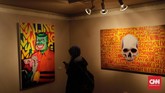 FOTO: 'Pang! No Border, No Class' dan Upaya Menghapus Batasan Pameran visual bertajuk 'Pang! No Border, No Class' diselenggarakan di Galeri Cipta 3, TIM, Jakarta Pusat hingga 30 April 2018.