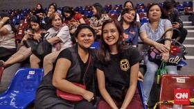Mikha Tambayong Tegang Tonton Kekasih di Final IBL 2018