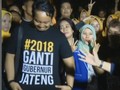 Pendukung Sudirman Said Pakai Kaus #2018GantiGubernurJateng