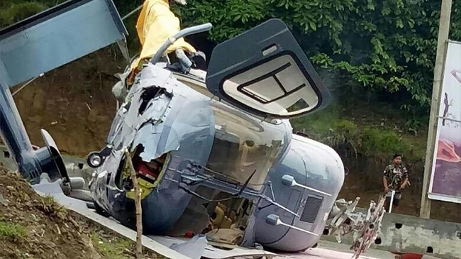 Baru dua menit mengudara, helikopter berencana kembali ke helipad di PT IMIP, namun belum sempat mendarat lagi, helikopter nahas itu keburu jatuh.