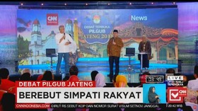 VIDEO: Adu Data soal Kemiskinan di Debat Pilgub Jateng