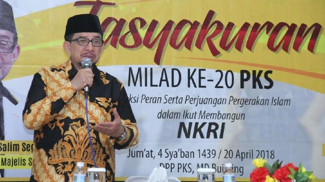 Pernyataan Presiden PKS Sohibul Iman soal Fahri Hamzah dibenarkan Ketua Majelis Syuro Salim Segaf Aljufrie dihadapan penyelidik Polda Metro Jaya.
