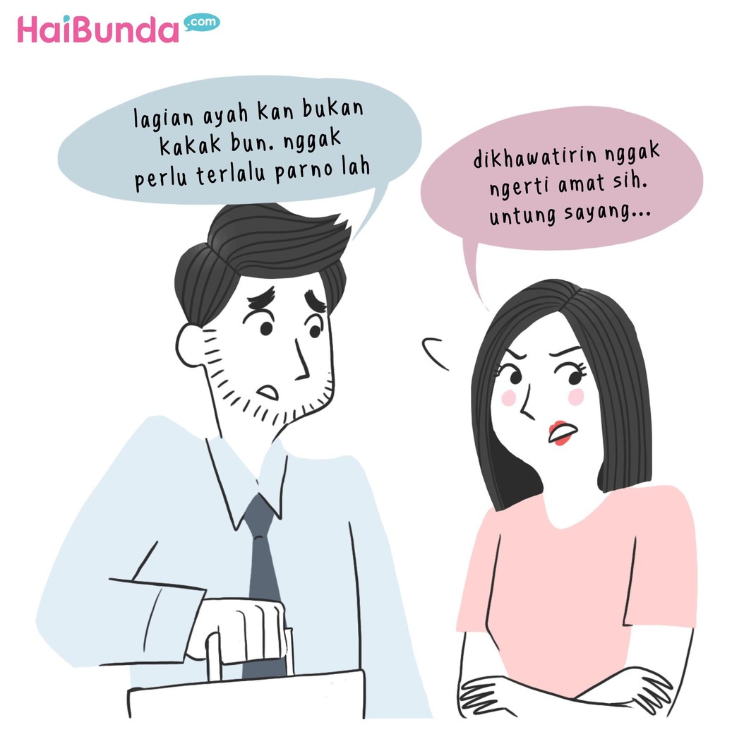 Hal-hal berikut bikin bunda di komik ini kesal sama ayah. Nah, Bunda sendiri paling kesal kalau Ayah kenapa atau ngapain, Bun? Yuk ceritain di kolom komentar.