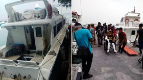 Kapal Meledak di Pulau Panggang, 9 Orang Luka-luka