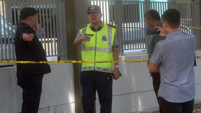 Kepolisian Diraja Malaysia merilis sketsa foto tersangka pelaku penembakan profesor Palestina, anggota Gerakan Perlawanan Islam Hamas,